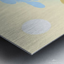 mountains forest landscape sky clouds sun sunligh Metal print