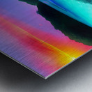 sea ocean landscape water transparent clean coral Metal print