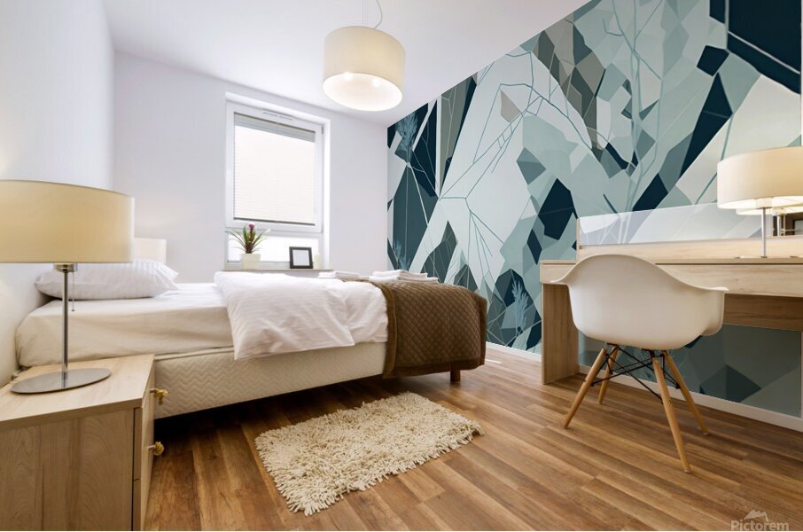 lines intersecting intersecting lines stripes lin Mural print