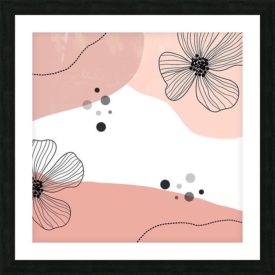 floral art nature pattern floral background desig Picture Frame print