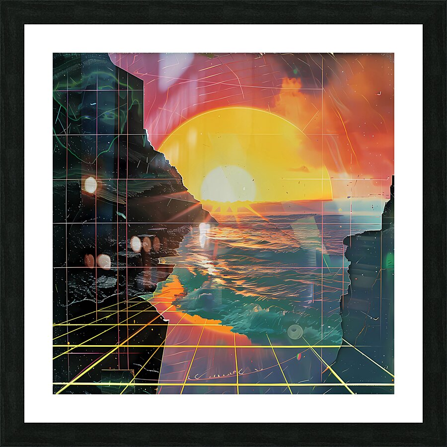 pretty art nice Picture Frame print