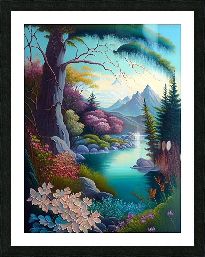 nature art painting drawing natural image colors Picture Frame print