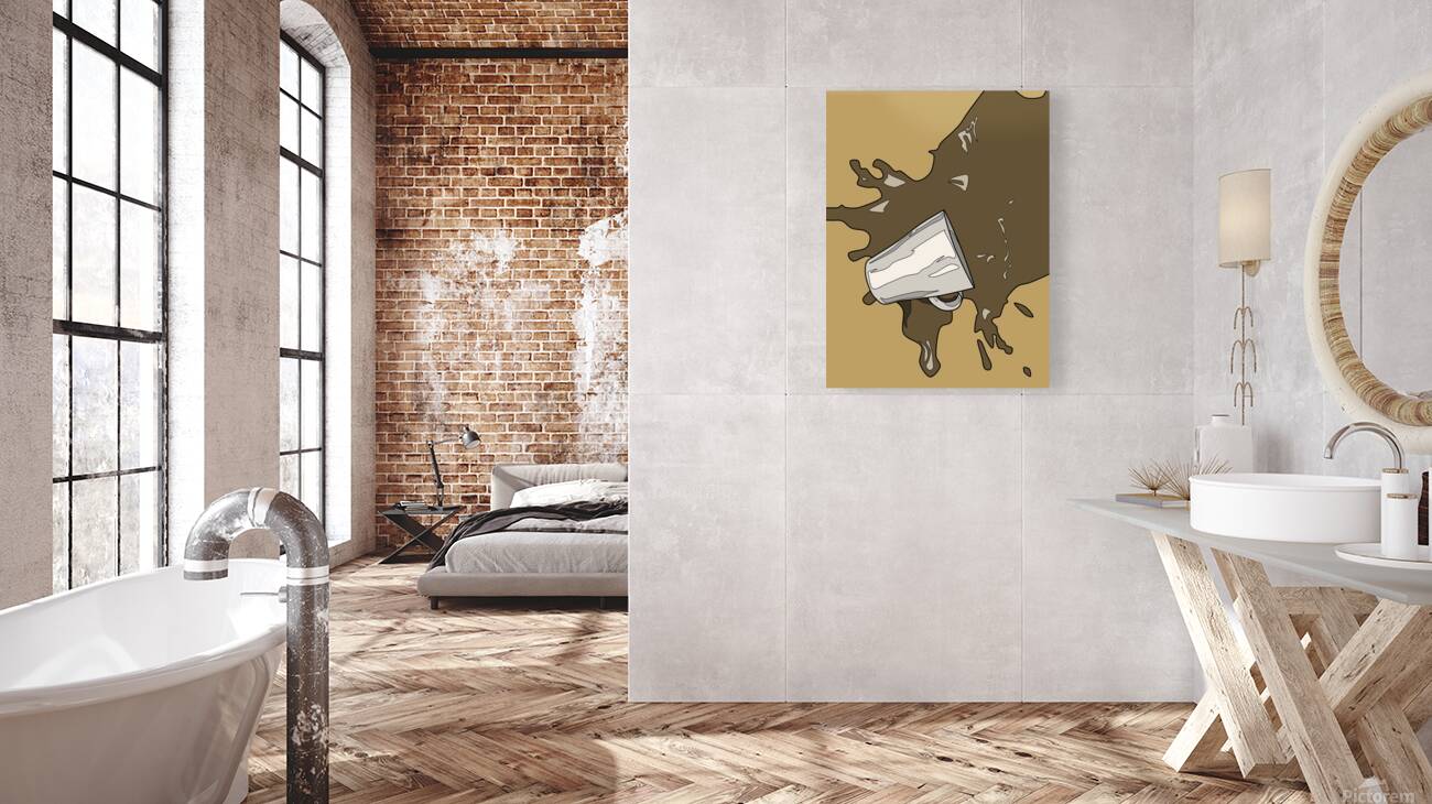 coffee coffee shop tea digital cup brown tomorrow Reproduction