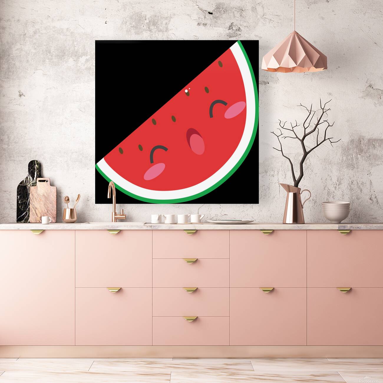 fruit watermelon cute kawaii healthy seeds face.j Reproduction