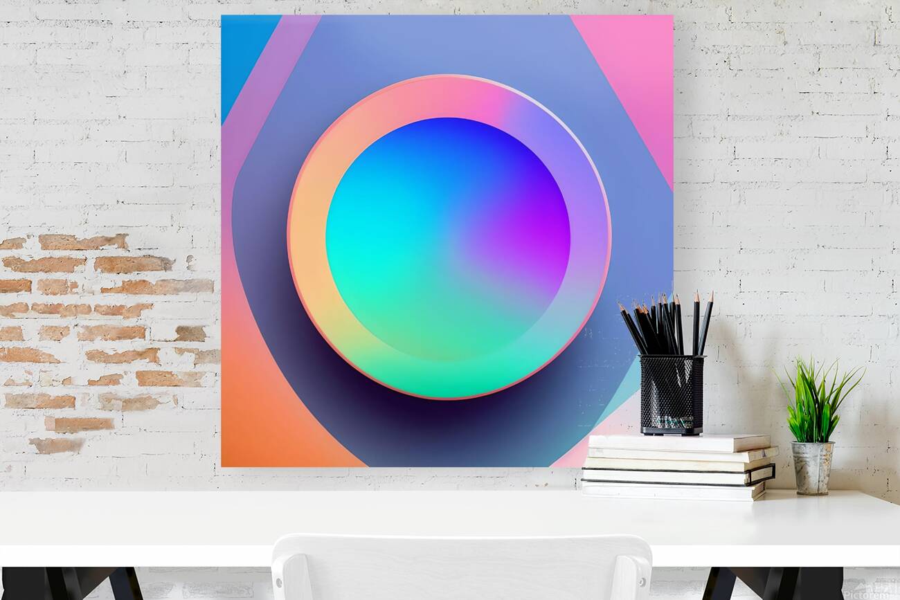 circle colorful rainbow spectrum button gradient. Reproduction