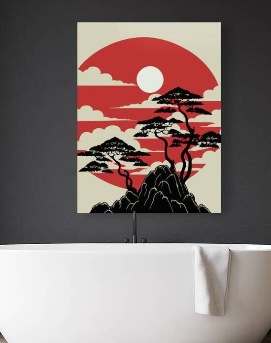 mountains sunset sunrise tree japanese travel sce by Sastroredjo