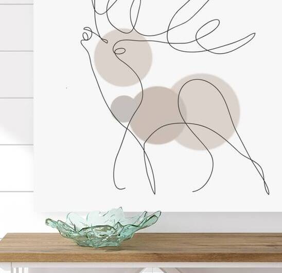deer fallow deer boho antlers stately drawing rut by Sastroredjo