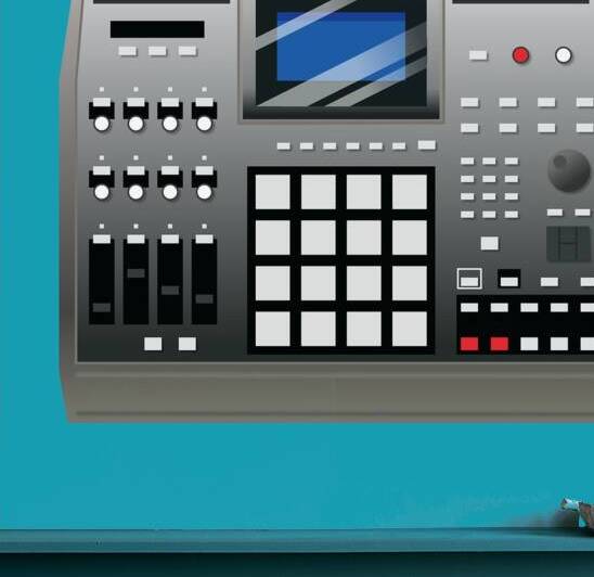 groove box music sampler studio sound recording.j by Sastroredjo