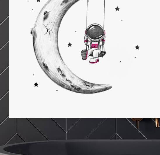moon star astronaut universe galaxy cosmos planet by Sastroredjo