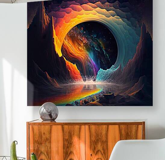 rainbow fantasy nature colorful landscape clouds by Sastroredjo