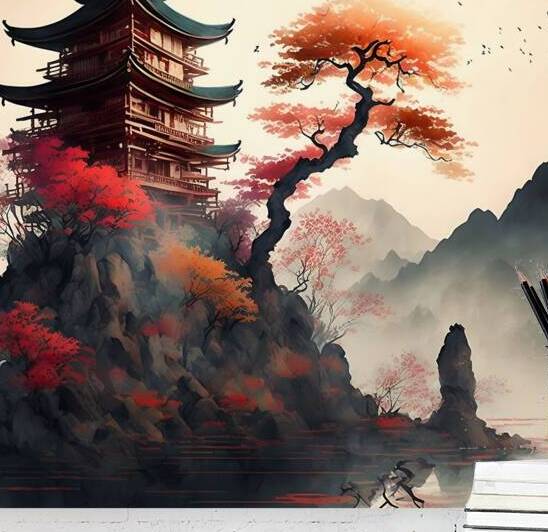 temple japan nature kyoto landscape mountain japa by Sastroredjo