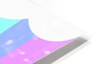 rainbow cloud background pastel template multi co HD Metal print