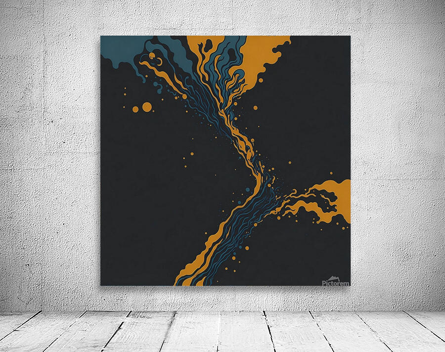 abstract liquid paint dynamic Wall Preview