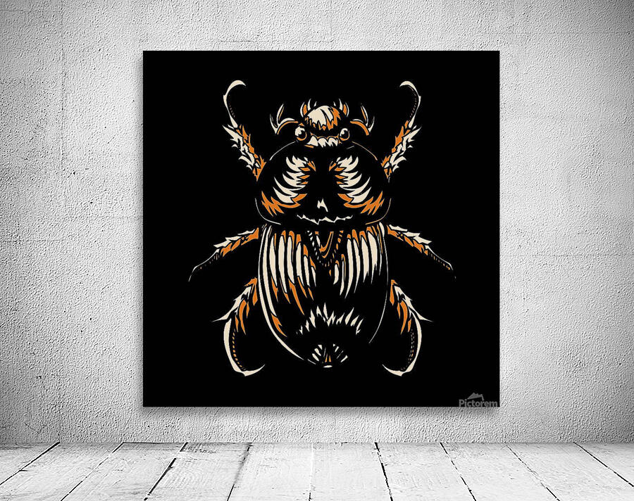 scarab beetle insect entomology black egyptian.jp Wall Preview