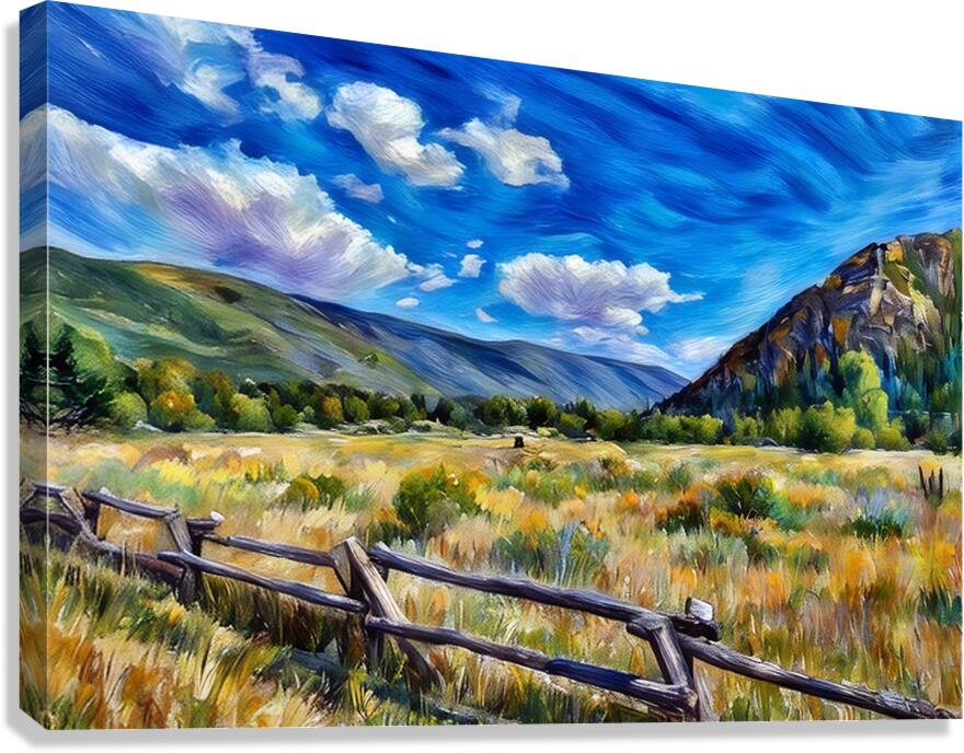 Aspen_CO_Open Space_pastel Canvas Print