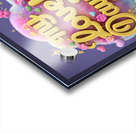 a mesmerizing 3d render showcasing the name  my lovely daughter Acrylic print