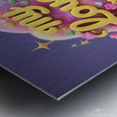 a mesmerizing 3d render showcasing the name  my lovely daughter Metal print