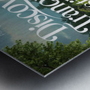 the tranquility stillness Metal print