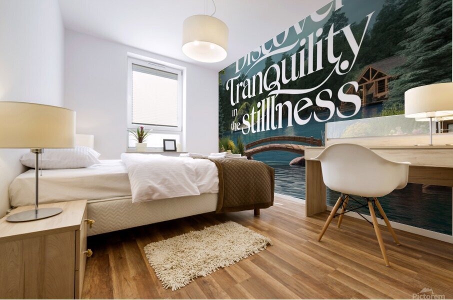 the tranquility stillness Mural print