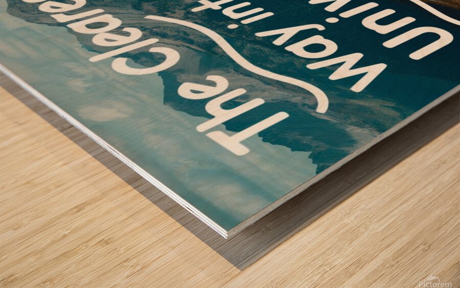 The forest grandeur Wood print