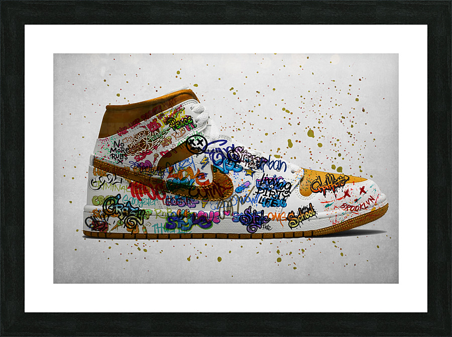 Jordan sneaker Picture Frame print