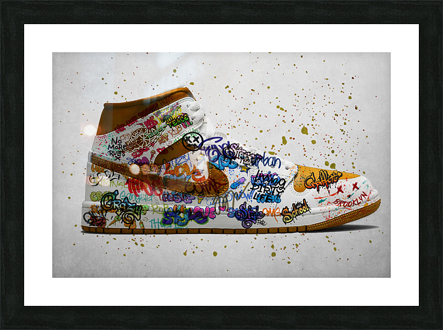 Sneaker Art Picture Frame print