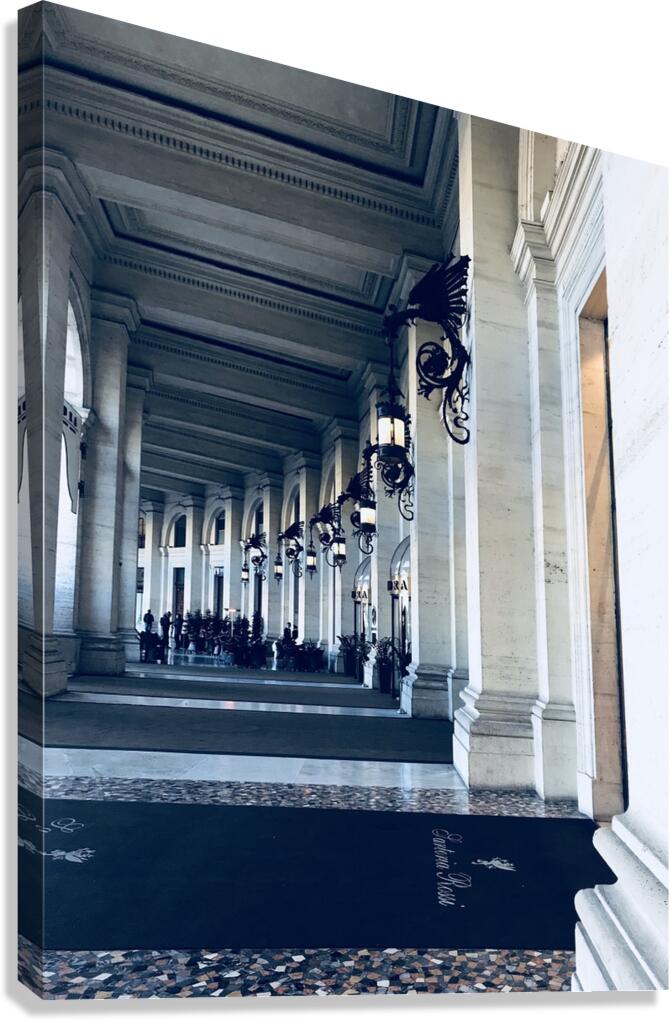 Sliding arches Canvas Print
