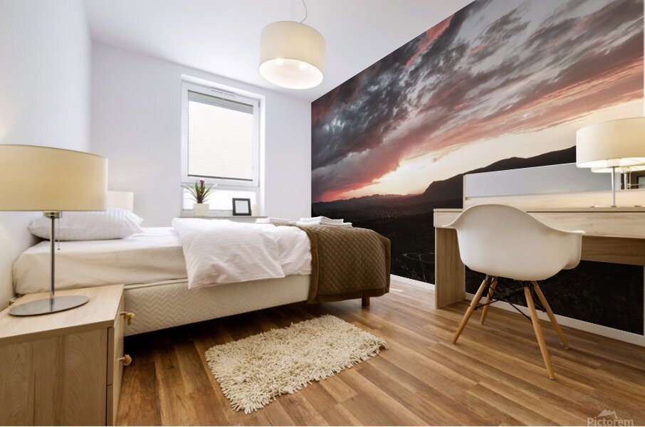 Sunset colors Mural print