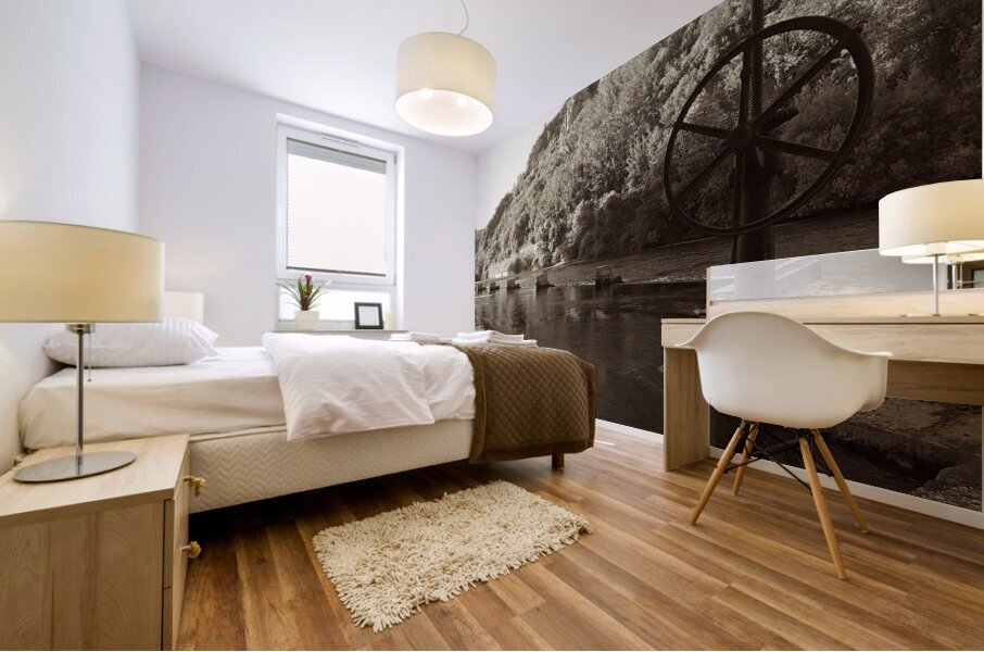 Old Roman harbour Mural print