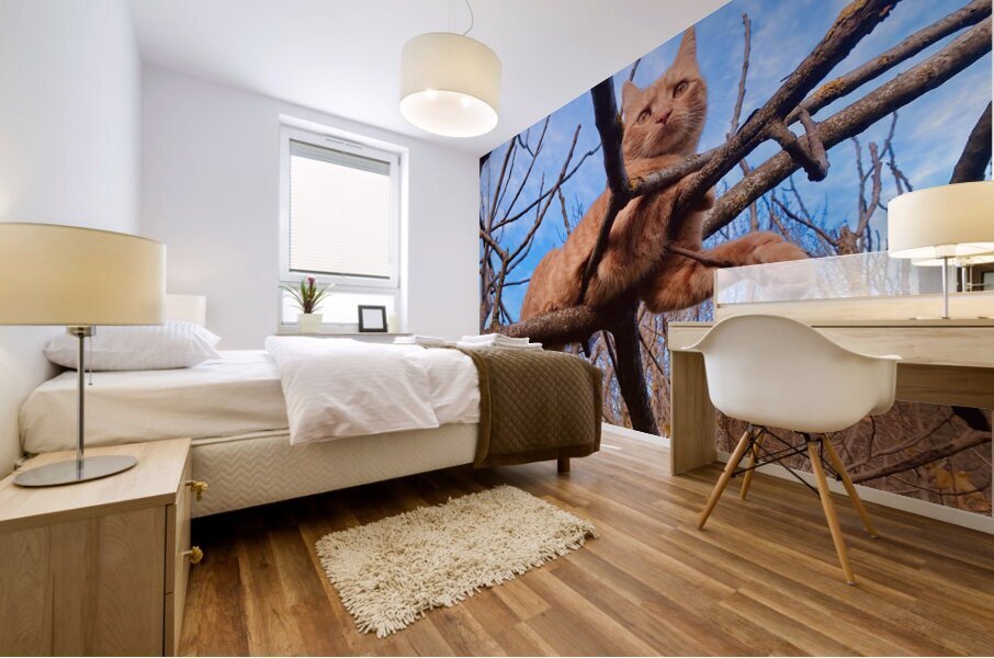 Reach the sky Mural print
