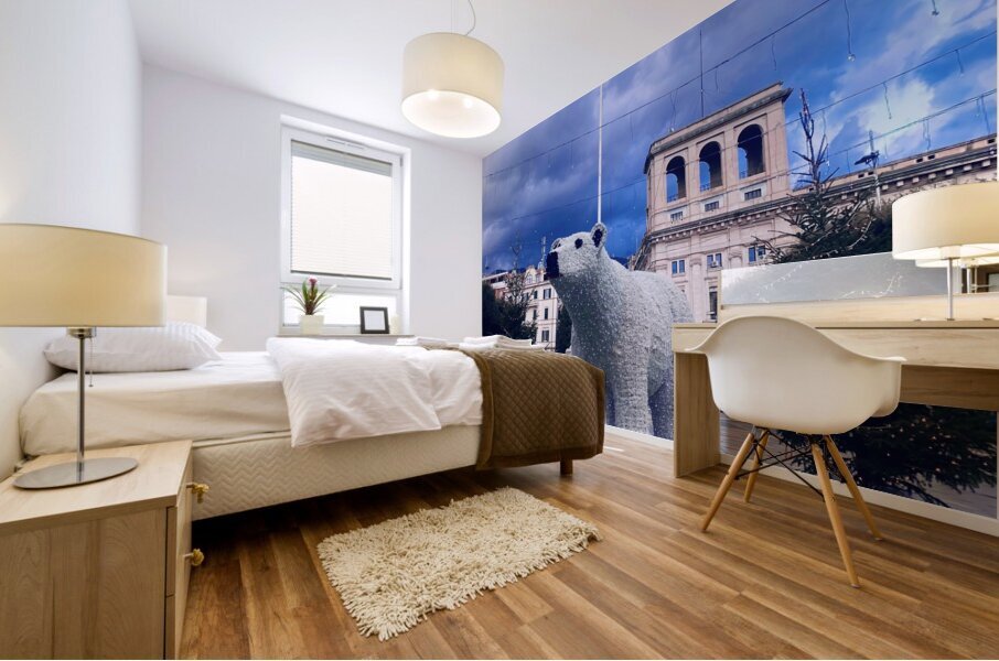 City bear Mural print