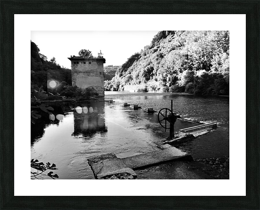 Old harbour Picture Frame print