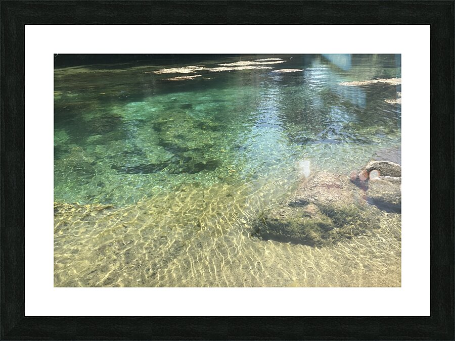 Smooth water colors  Picture Frame print
