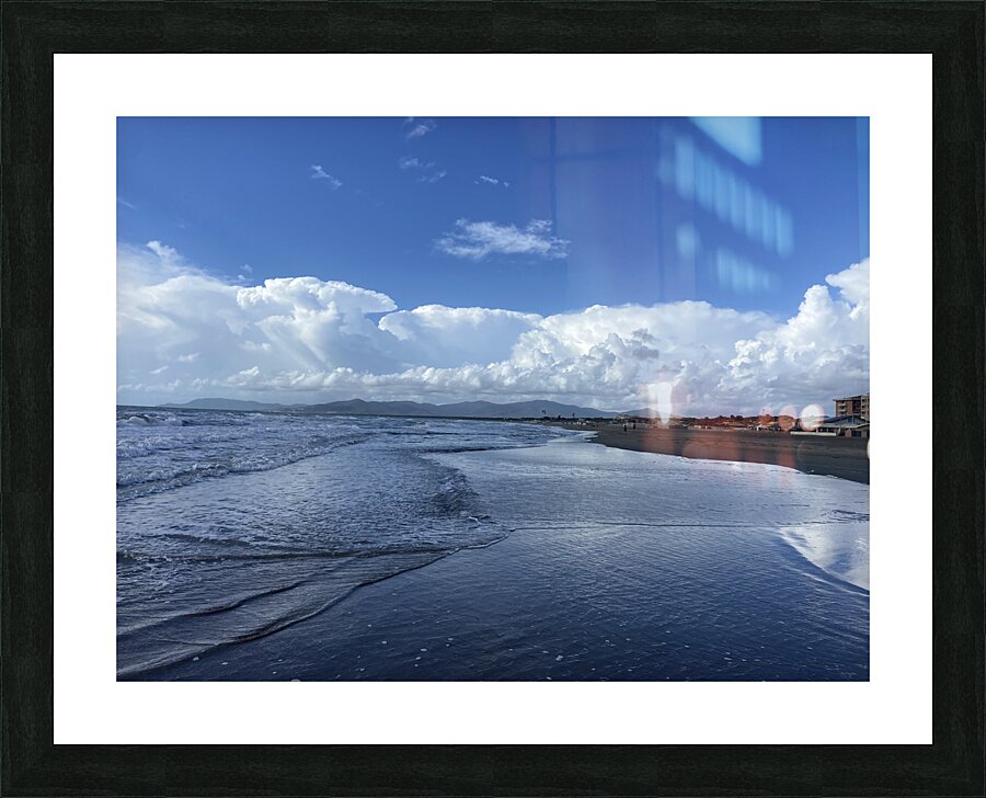 Joyous sea Picture Frame print