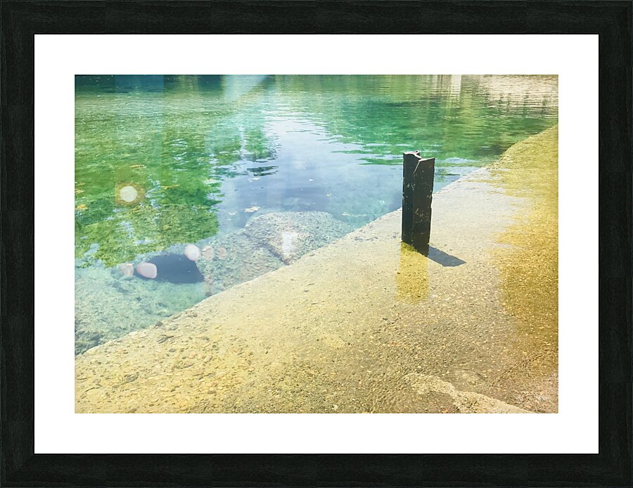 Meditating Picture Frame print