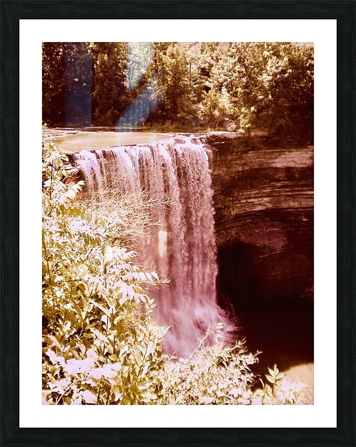 Webster Falls Ontario Canada Picture Frame print