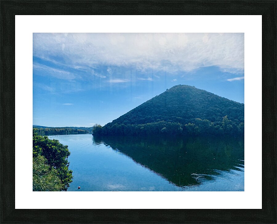 View from Piediluco  Picture Frame print