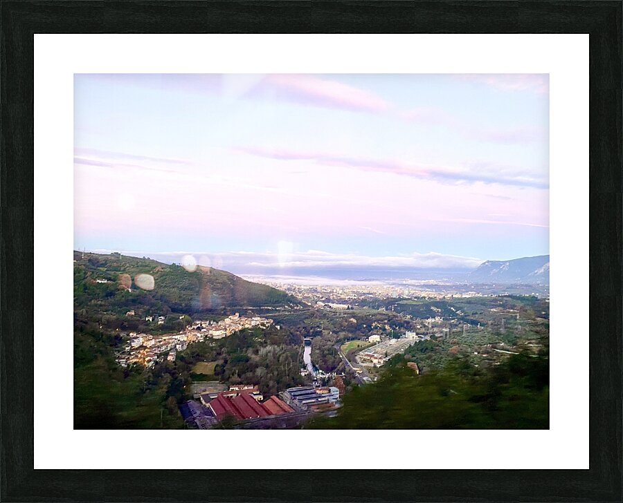 Sunrise valley Picture Frame print