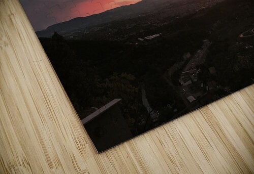 Sunset colors PIE puzzle