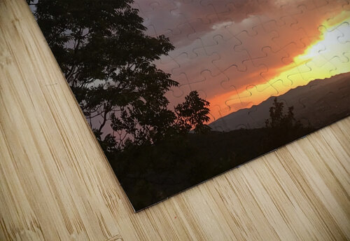 Sunset colors PIE puzzle