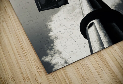 Old street lamp sky PIE puzzle