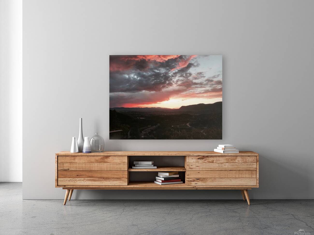 Pink sunset Reproduction