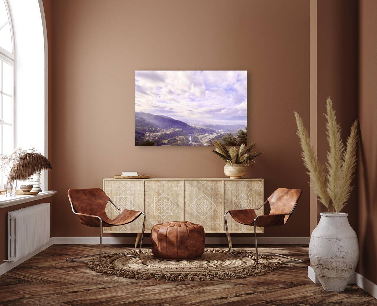 Winter clouds Nera Valley Reproduction