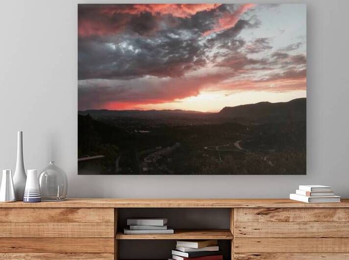 Pink sunset Reproduction