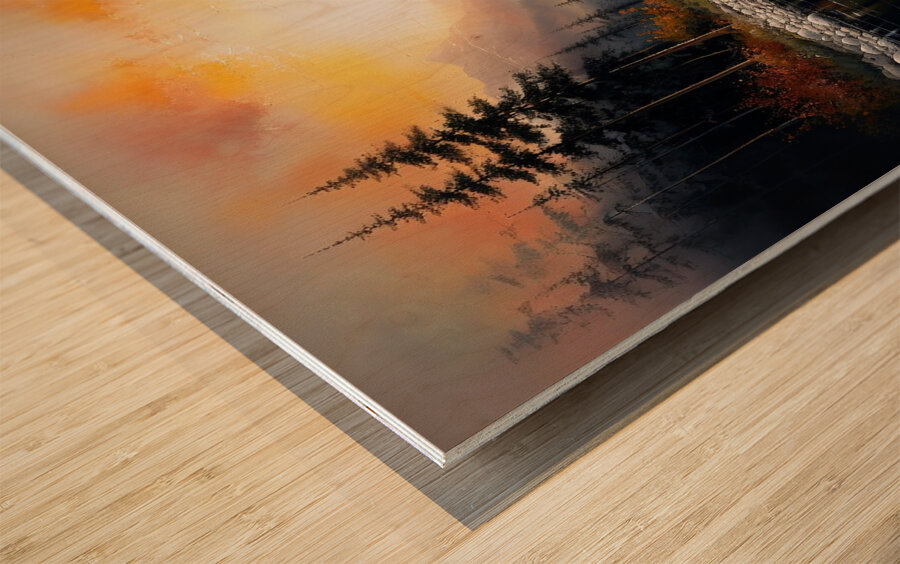 Illustration580 Wood print