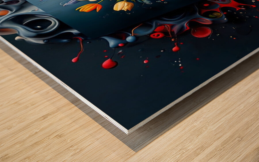 Illustration172 Wood print