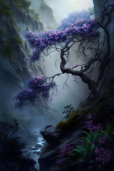 Tree fairy tale kingdom no.9 Digital Download