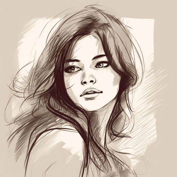 Women sketch no.10 Digital Download