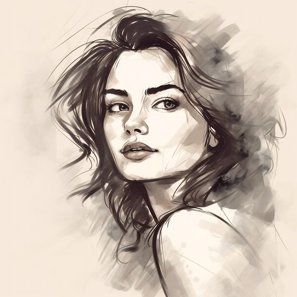 Women sketch no.12 Digital Download