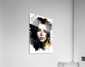 Girl watercolor no.1 Acrylic Print